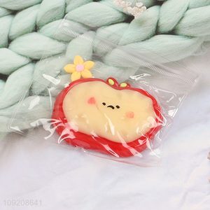 Yiwu market apple shape non-toxic squeeze toys stress relief toys