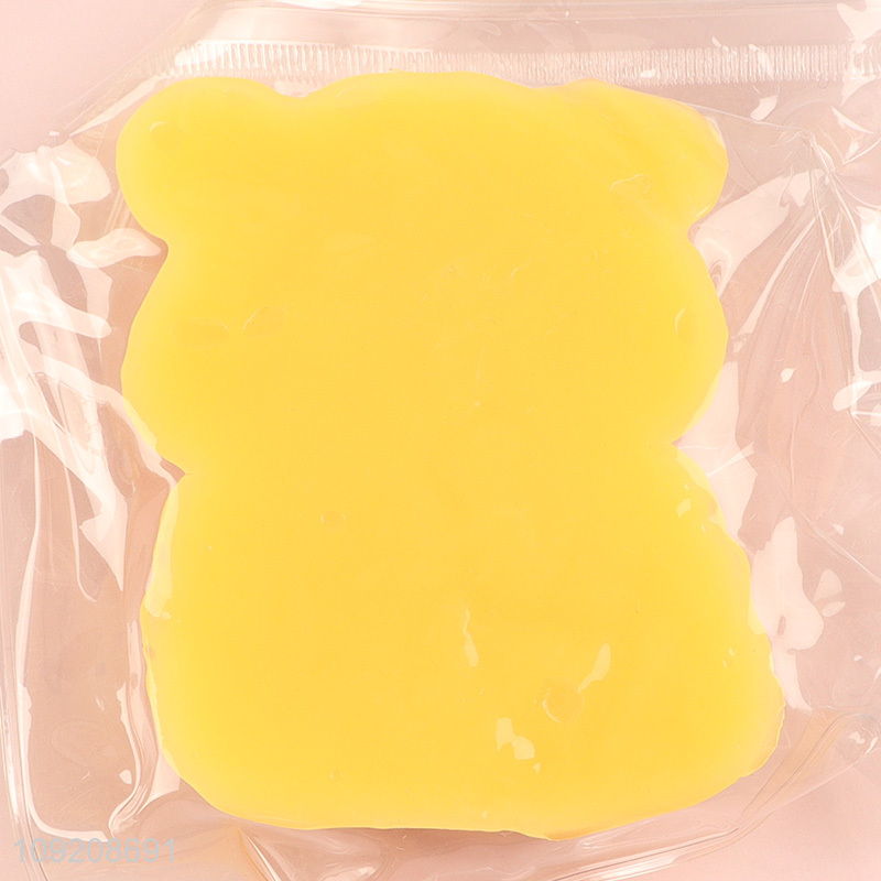 Online wholesale bear shape soft adult kids squeeze toys