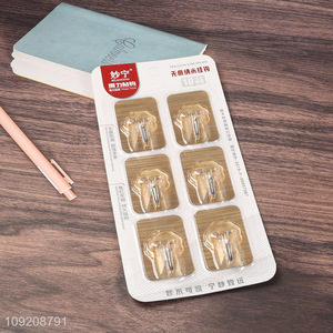 Hot selling rectangle home traceless nano hook sticky hook wholesale
