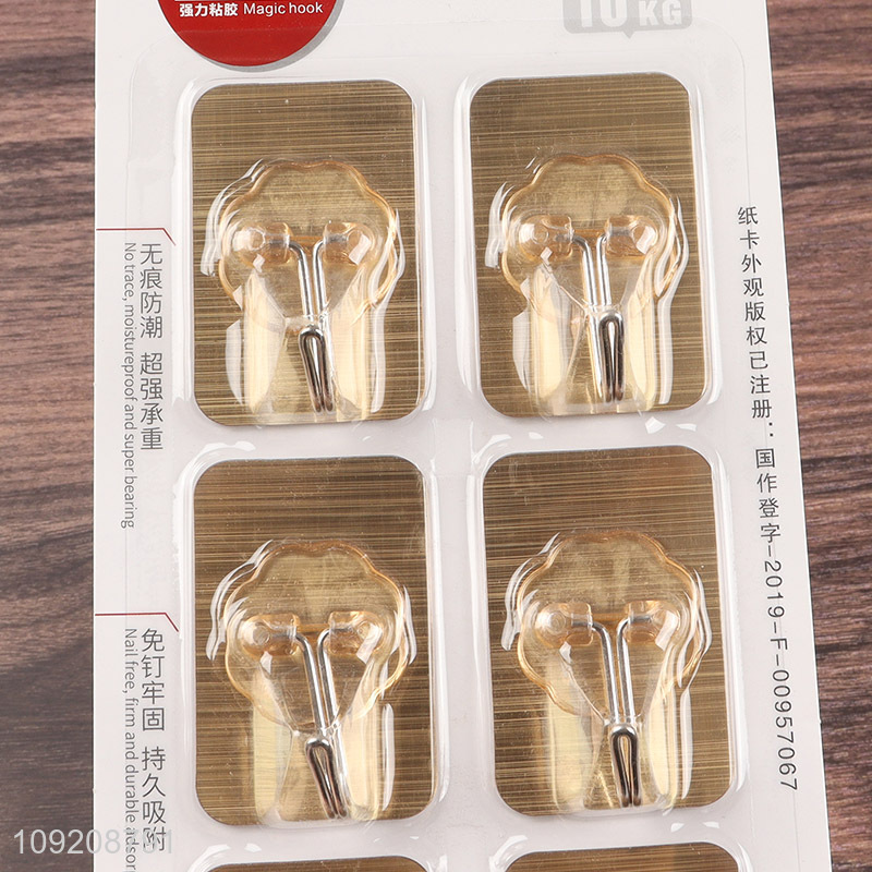 Hot selling rectangle home traceless nano hook sticky hook wholesale