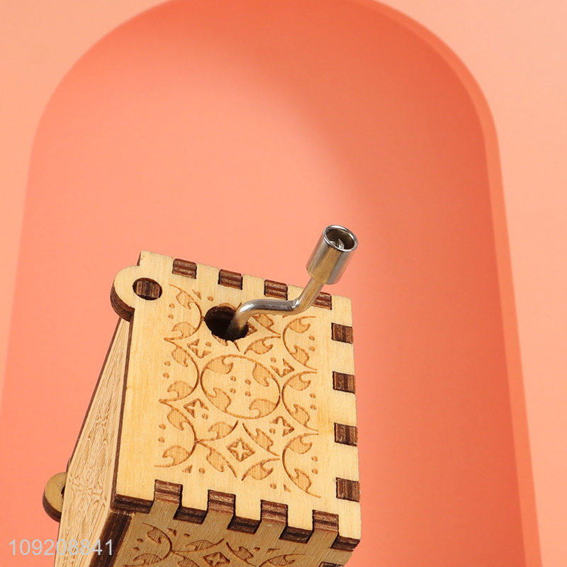 China factory home decor wooden crafts wooden music box for gifts