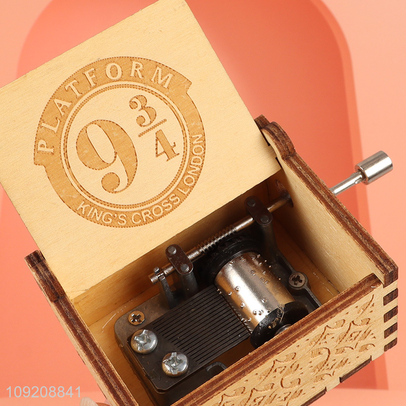 China factory home decor wooden crafts wooden music box for gifts