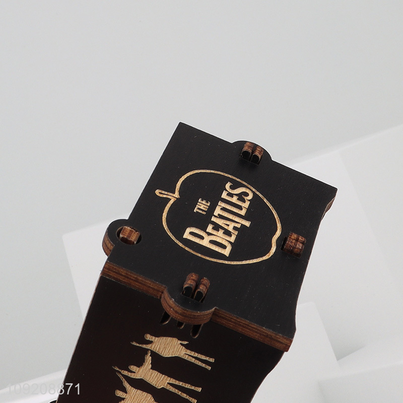 Yiwu market classic style wooden crafts wooden music box