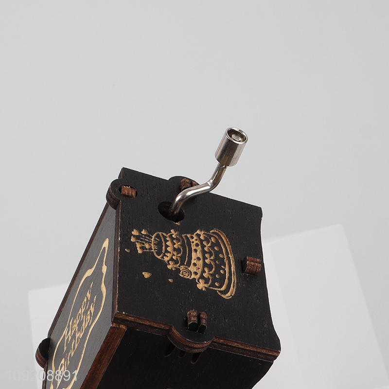 Good quality birthday gifts wooden crafts wooden music box for sale