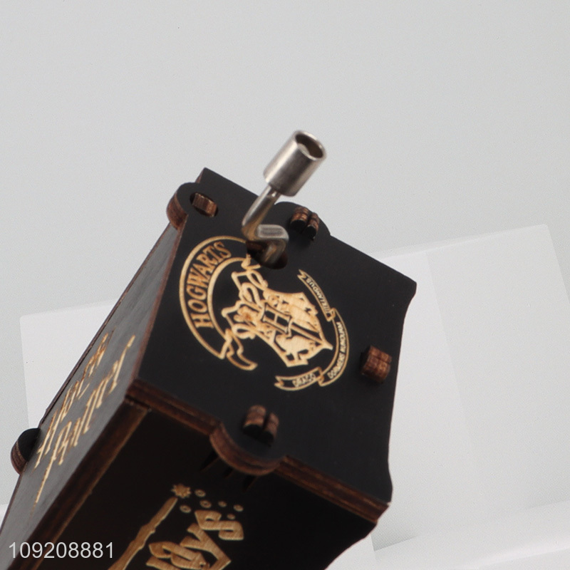 Good selling retro style wooden crafts wooden music box for home decor