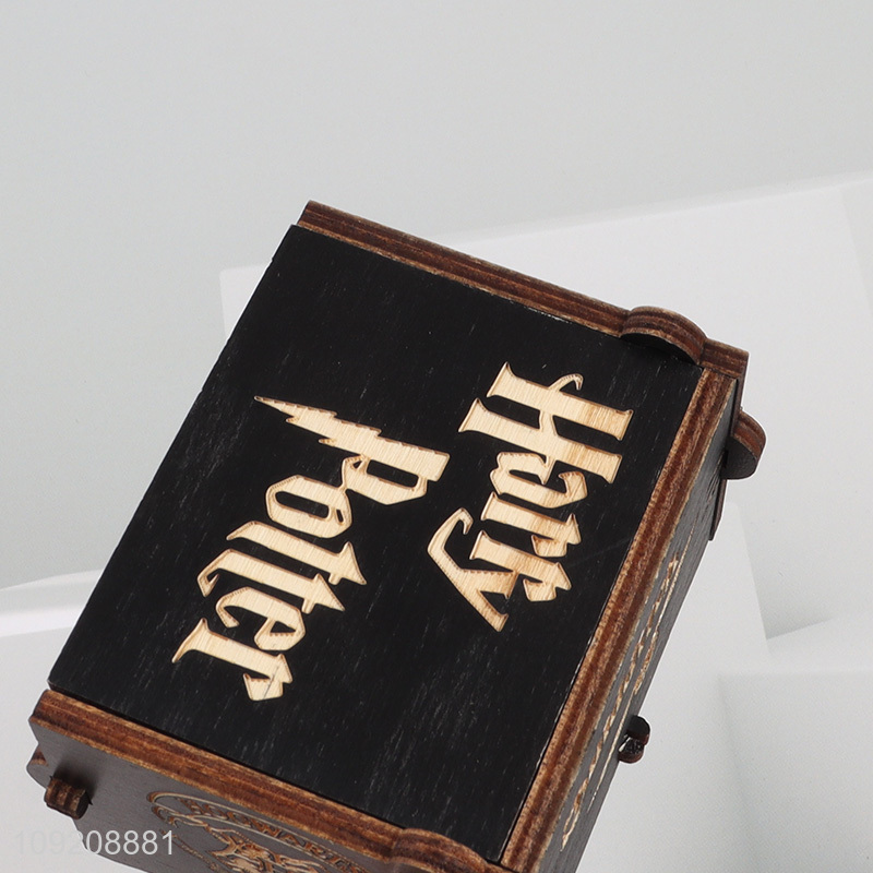 Good selling retro style wooden crafts wooden music box for home decor