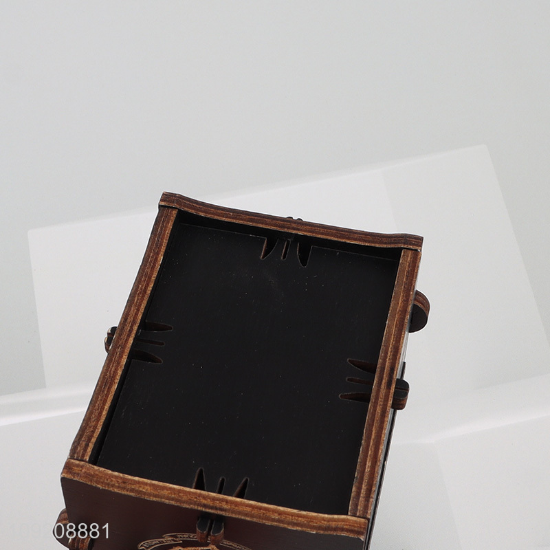 Good selling retro style wooden crafts wooden music box for home decor