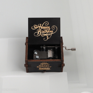 Good quality birthday gifts wooden crafts wooden music box for sale