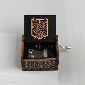 New arrival home decor wooden crafts wooden music box for gifts