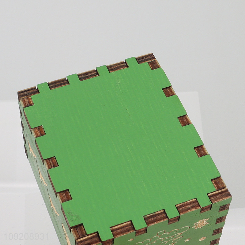 Best selling christmas gifts wooden crafts wooden music box wholesale