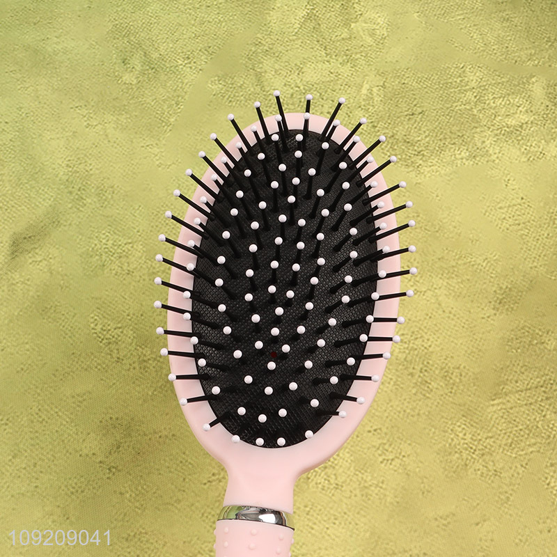 Factory supply pink plastic air cushion massage hair comb hair brush