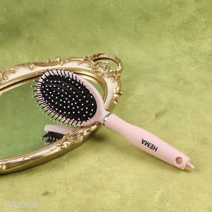 Factory supply pink plastic air cushion massage hair comb hair brush