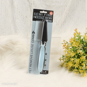 Best selling professional pets remove louse comb pet grooming tool wholesale