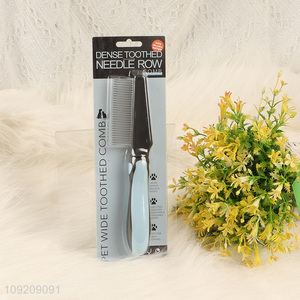 Top selling pet grooming tool pet wide teeth comb wholesale