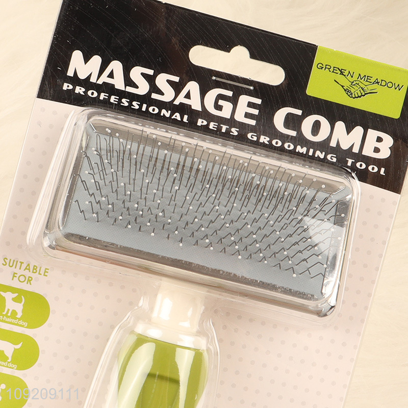 Factory price professional pet grooming tool pet massage comb