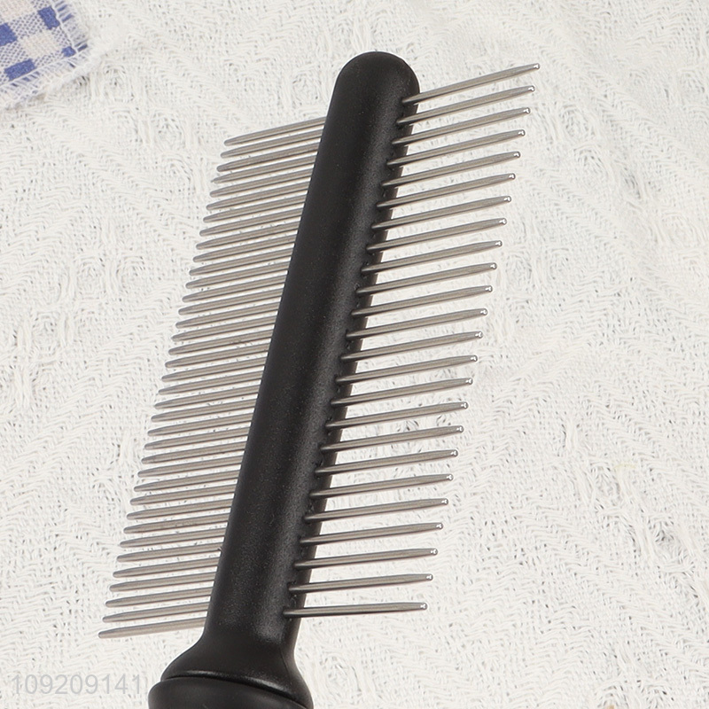 New product double-sided metal pet grooming tool pet hair brush