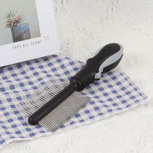 New product double-sided metal pet grooming tool pet hair brush