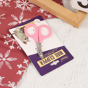 Top quality professional pet supplies cat dog pet nail clipper for sale