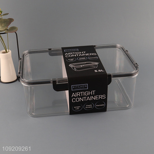 New Arrival 5.5L Clear Plastic Food Storage Container Refrigerator Organizer