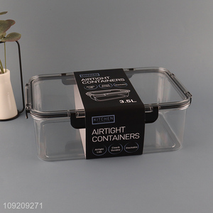 Hot Selling 3.5L Clear Plastic Food Storage Container for Vegetables Fruits