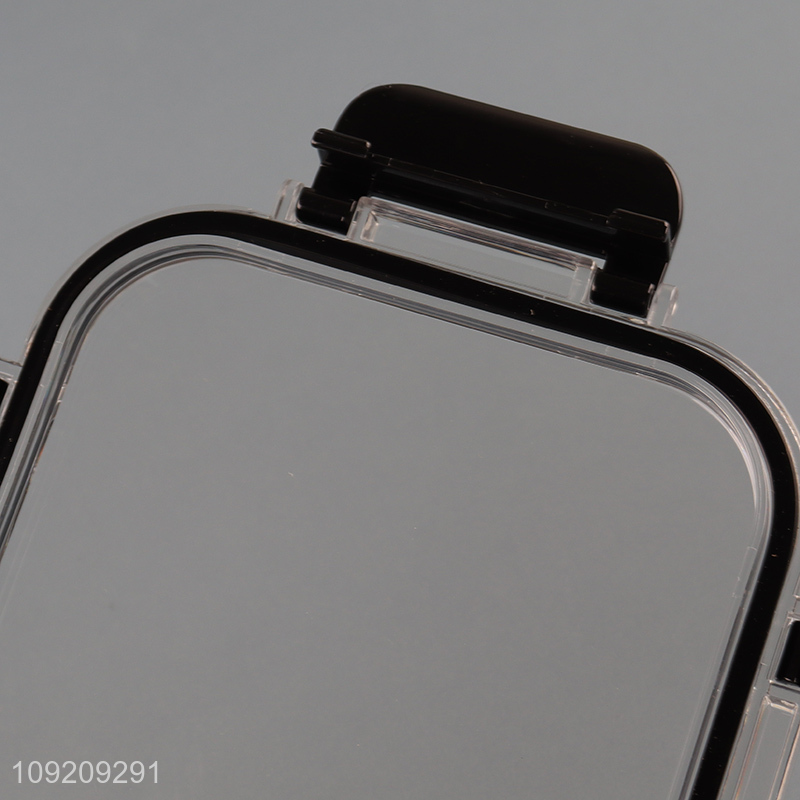 High Quality 1L Clear Plastic Food Storage Container with Airtight Lid