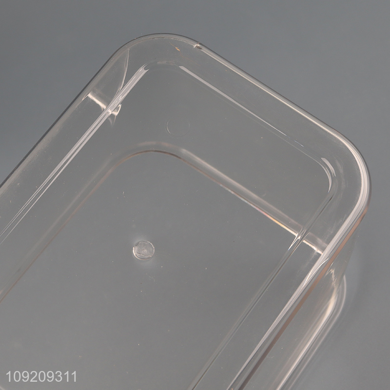 China Imports 2L Clear Plastic Food Storage Container for Vegetables Fruits