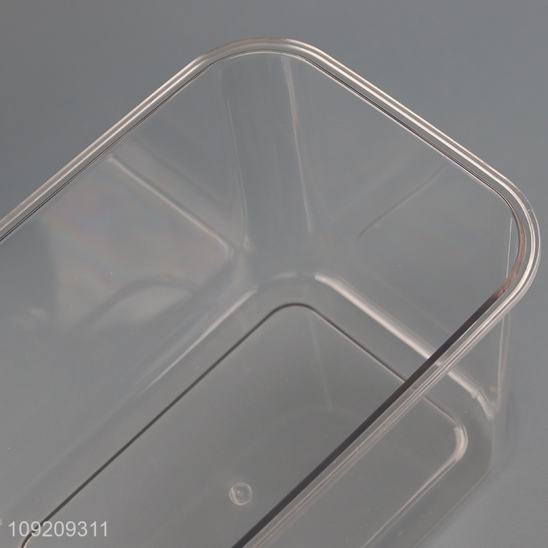 China Imports 2L Clear Plastic Food Storage Container for Vegetables Fruits