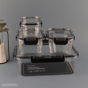 Wholesale 430mL*2+950mL*2+3.5L 5PCS/Set Clear Plastic Food Storage Container Set