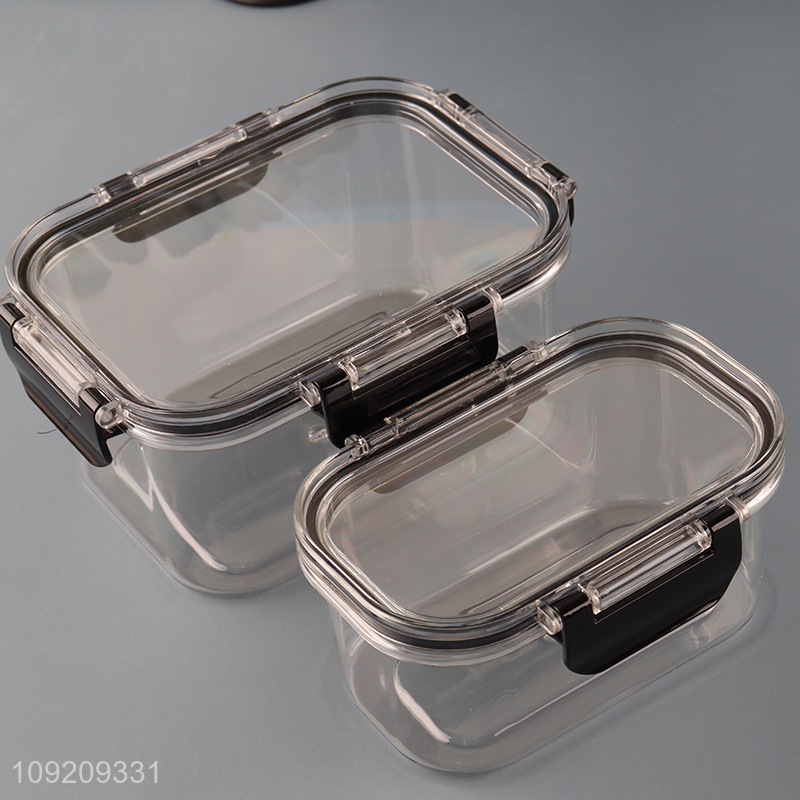 Wholesale 430mL*2+950mL*2+3.5L 5PCS/Set Clear Plastic Food Storage Container Set