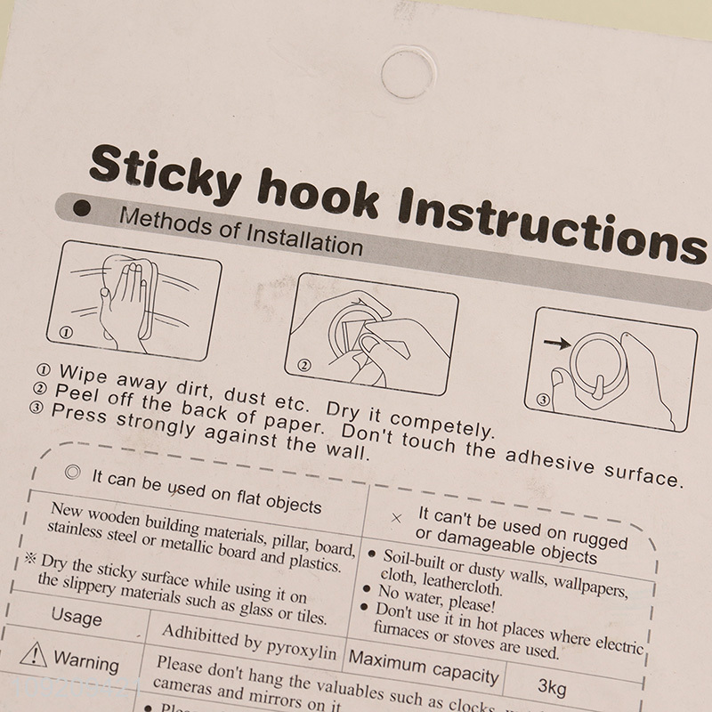 China Imports 3 Pack Wood Grain Adhesive Hooks Towel Coat Hooks