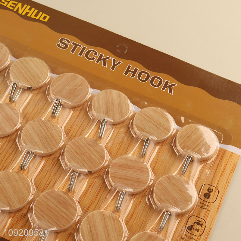 Hot Selling 18 Pack Sticky Hooks Self Adhesive Hooks Wall Hooks