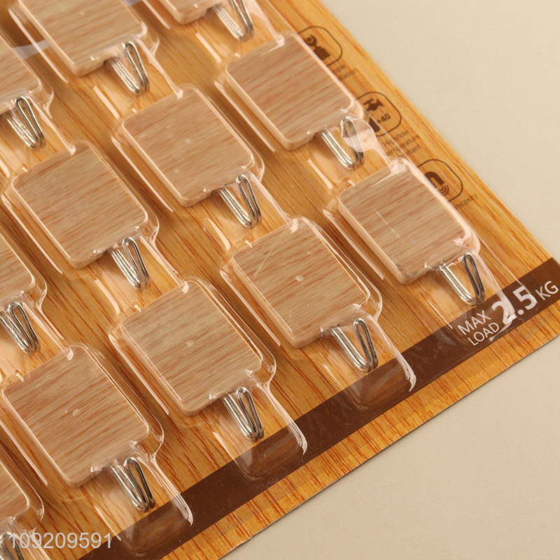 New Product 18 Pack Wall Hooks Adhesive Hooks Sticky Wall Hooks