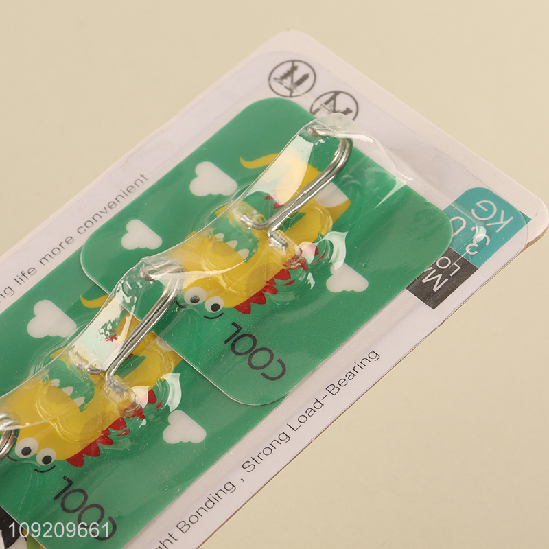 Factory Supply 3 Pack Heavy Duty Adhesive Hooks for Wall Hanging