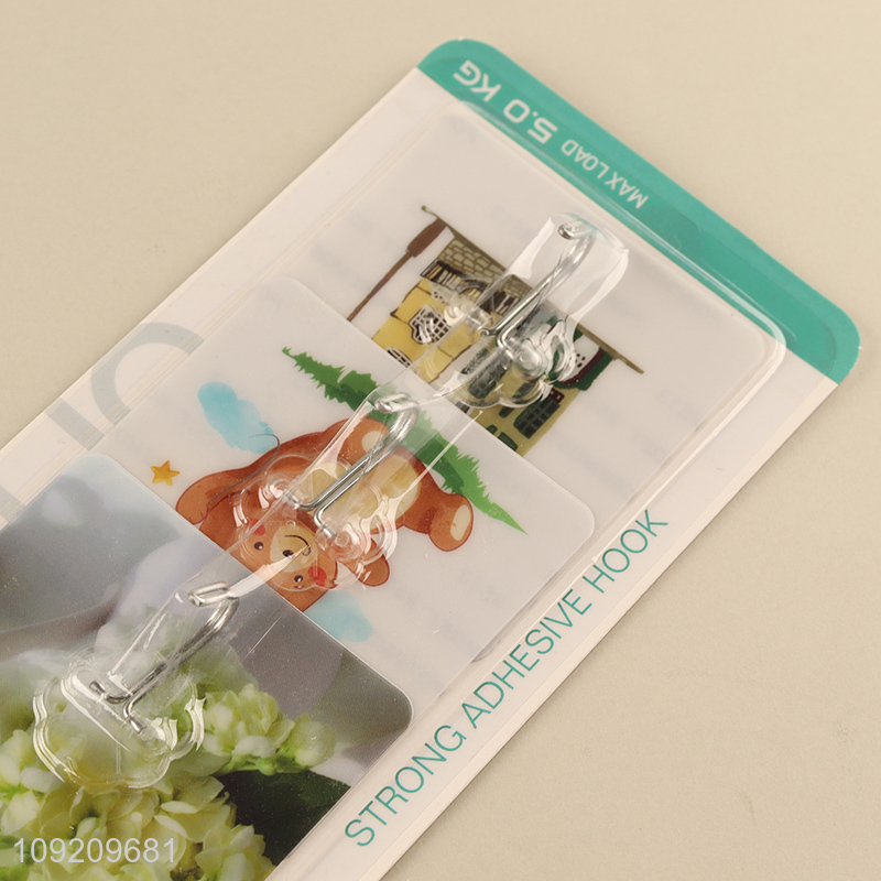 Wholesale 3 Pack Adhesive Hooks Sticky Hooks Wall Hooks Utility Hooks