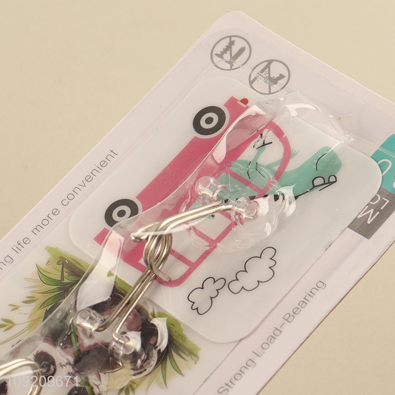 Good Quality 3 Pack Heavy Duty Adhesive Plastic Hooks Wall Hooks