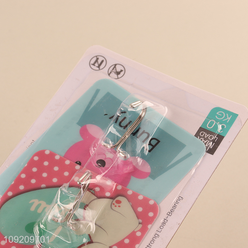 New Arrival 2 Pack Utility Hooks Adhesive Towel Hooks for Kitchen