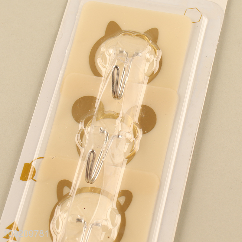 Online Wholesale 3 Pack Wall Hooks Strong Adhesive Hooks for Hanging