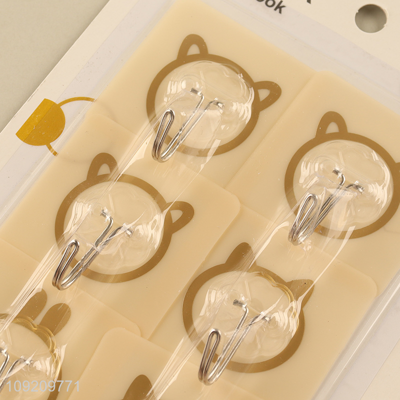 Popular Product 9 Pack Heavy Duty Adhesive Hooks Towel Hanging Hooks