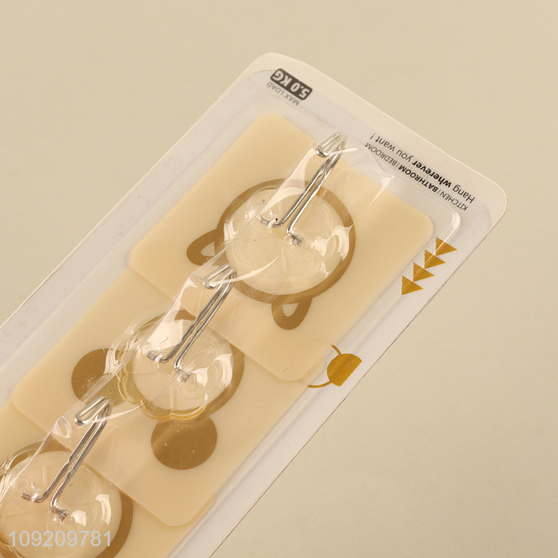 Online Wholesale 3 Pack Wall Hooks Strong Adhesive Hooks for Hanging