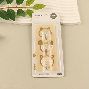 Online Wholesale 3 Pack Wall Hooks Strong Adhesive Hooks for Hanging