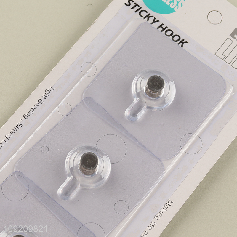 New Product 3 Pack Adhesive Hooks Waterproof Coat Towel Key Hangers