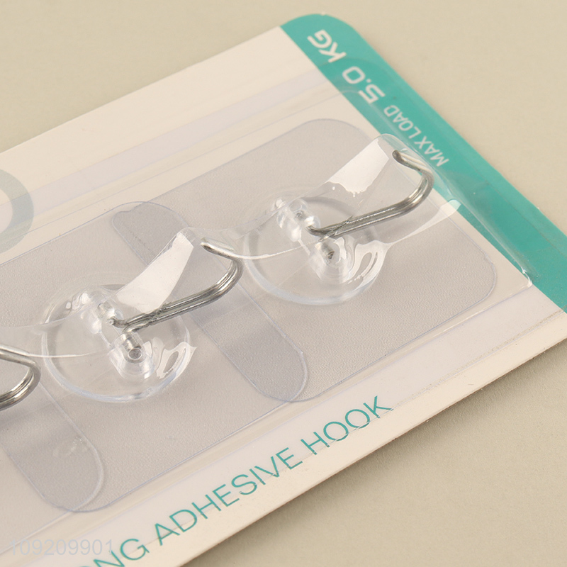 Wholesale 3 Pack Adhesive Hooks Towel Key Hangers Plastic Wall Hooks