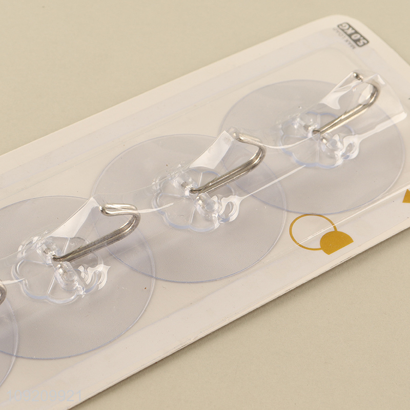 New Product 4 Pack Heavy Duty Strong Adhesive Hooks Wall Hangers