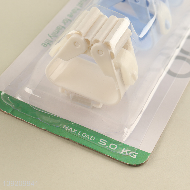 Good Quality 3 Pieces Adhesive Mop Holders Wall Mounted Mop Broom Holders