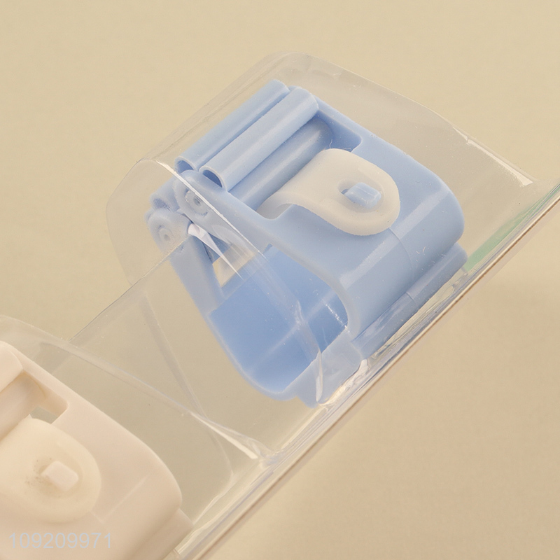 New Product 2 Pieces Strong Adhesive Wall Mounted Plastic Mop Broom Holders