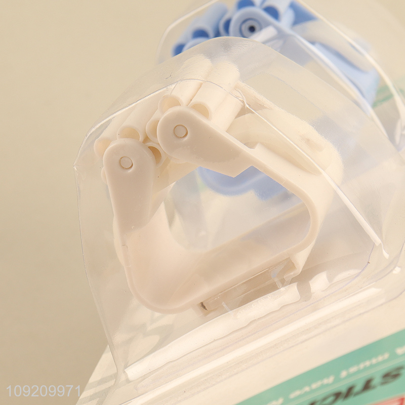 New Product 2 Pieces Strong Adhesive Wall Mounted Plastic Mop Broom Holders