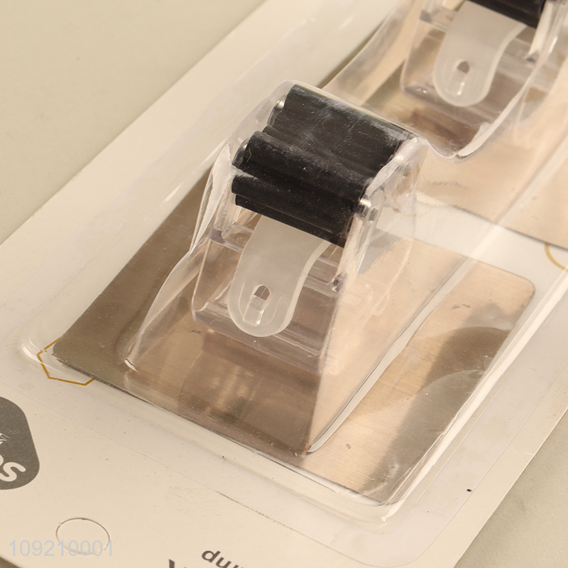 China Imports 2 Pieces Wall Mounted Mop Holders Heavy Duty Broom Holders