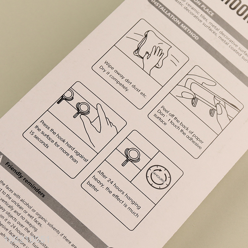 High Quality Utility Hooks Wall Hooks Adhesive Hooks Towel Hangers