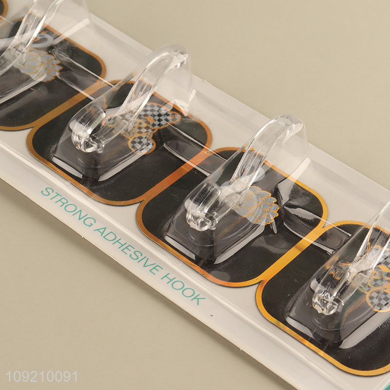 New Product Sticky Wall Hooks Adhesive Hooks Plastic Towel Hangers