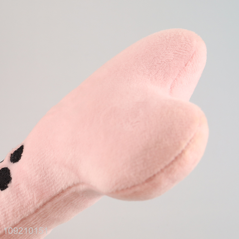 Hot Selling Squeaky Dog Toy Bone Shaped Dog Plush Toy